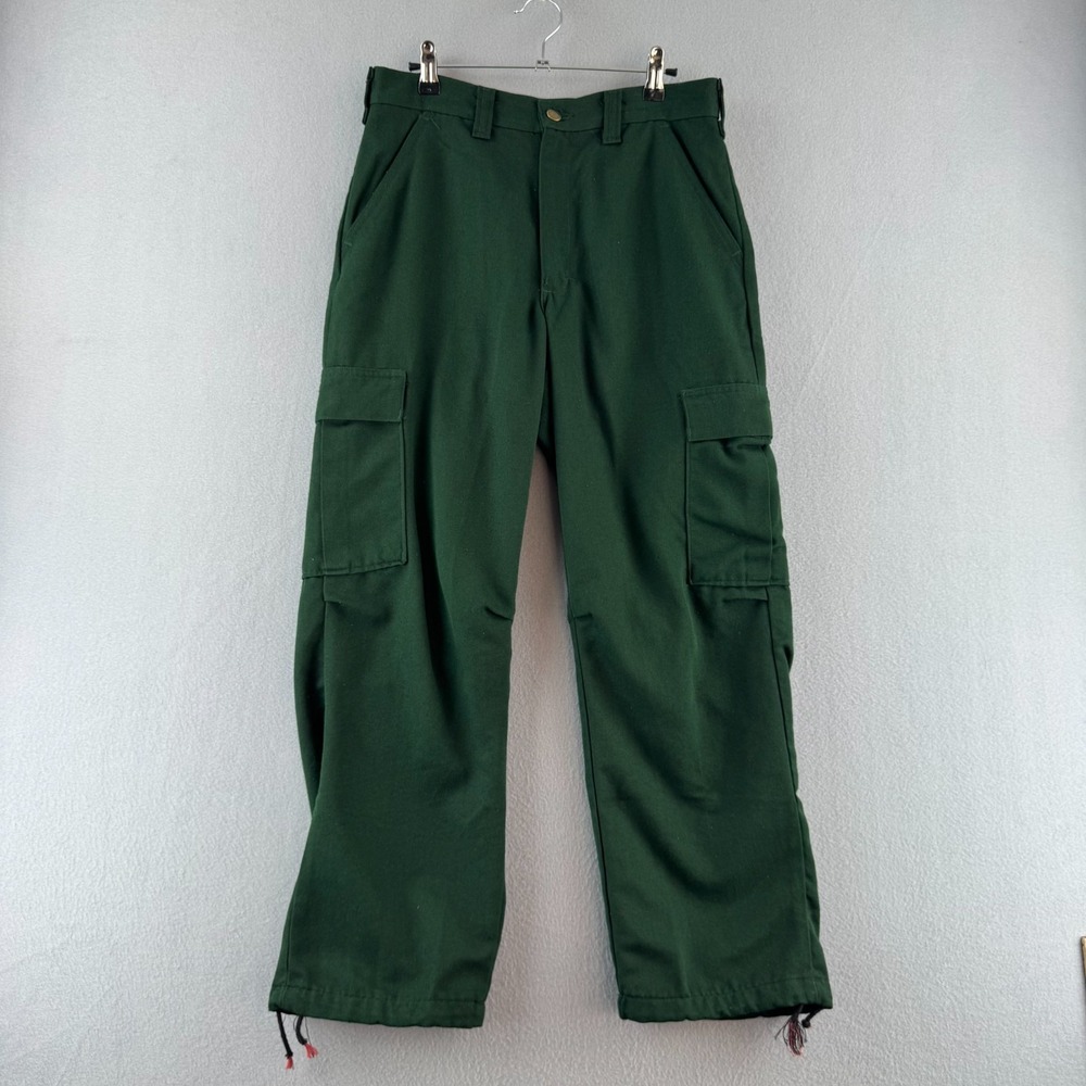 Wildland Firefighting Pants 30x27 Green FSS Cargo FR Flame Resistant Aramid USFS